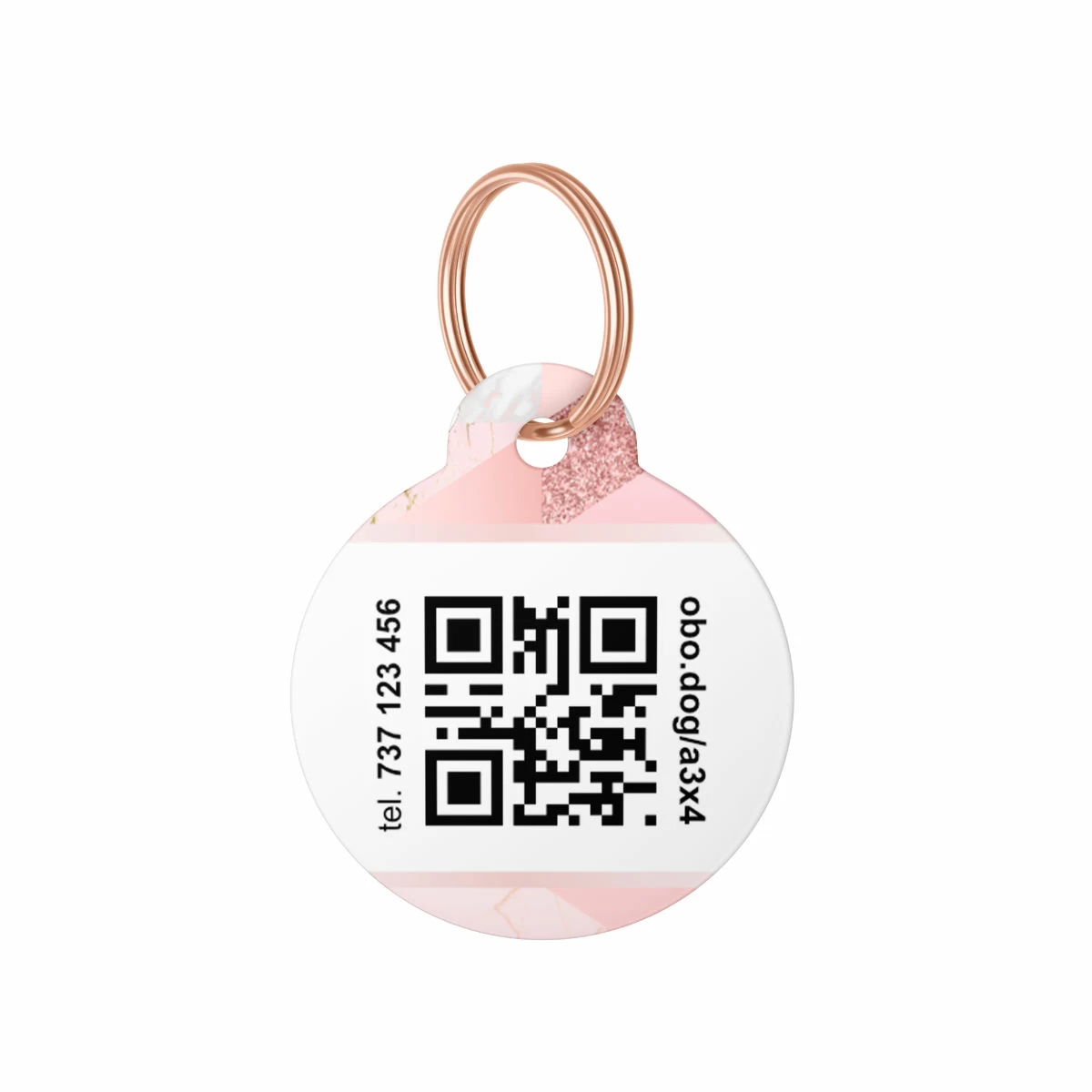 Hundemarke Kollektion Pinkmarble - Foto 1