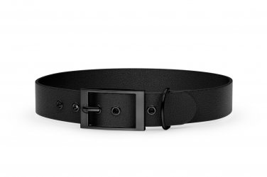 Abenteuerhalsband für Hunde: Schwarz mit Schwarz