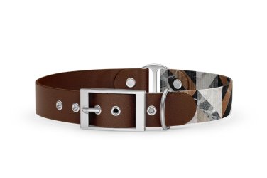 Halsband DUO Kollektion Mocca